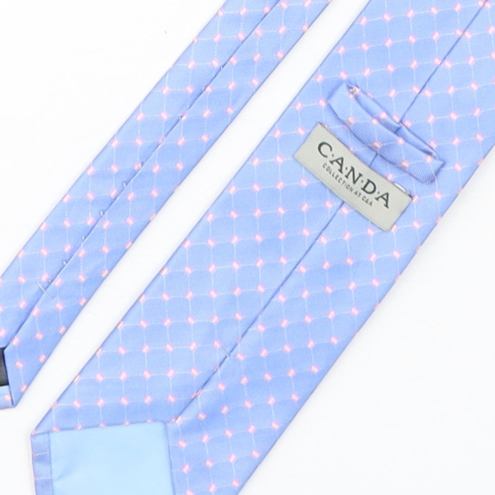 canda Mens Multicoloured Polka Dot Polyester Pointed Tie One Size