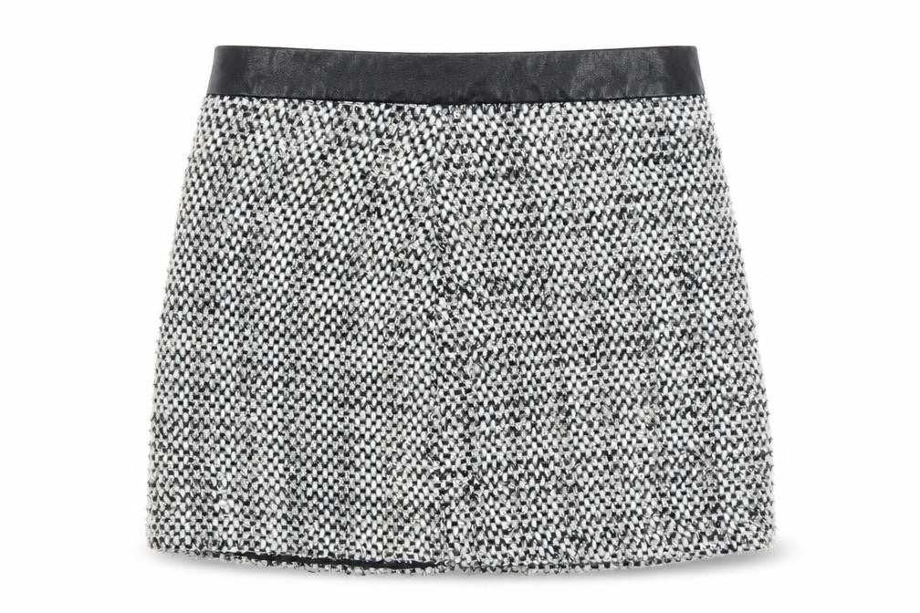 Dunnes Womens Black  Polyester A-Line Skirt Size 25 in   Zip