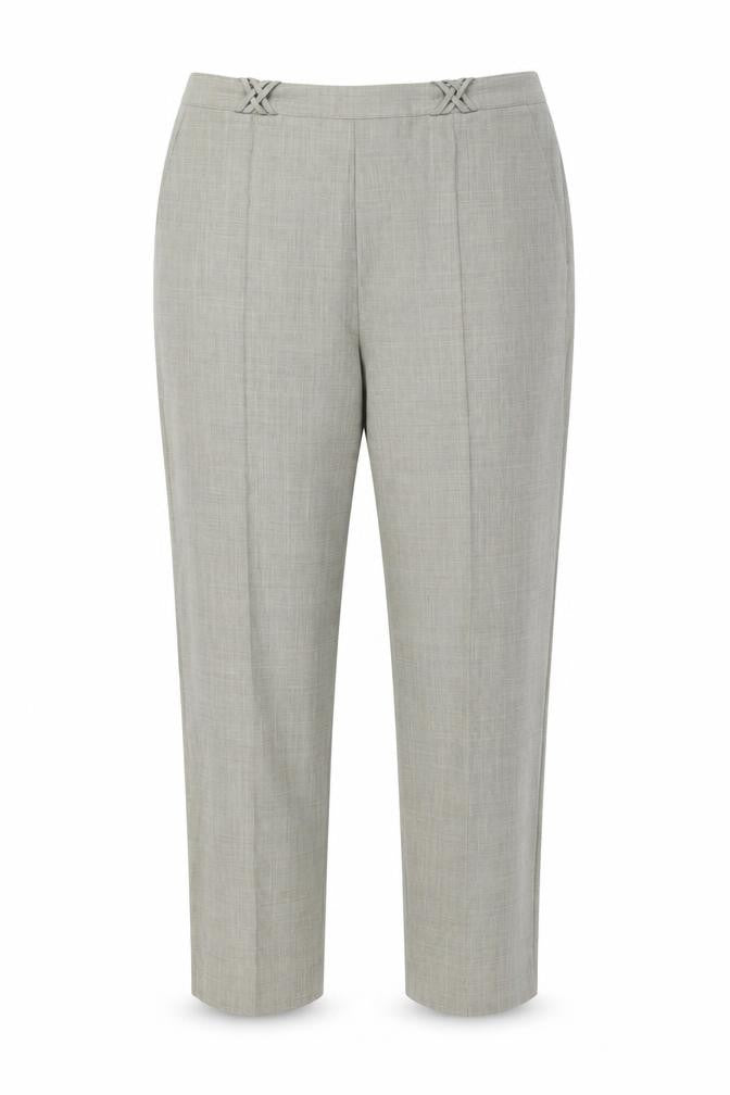 Classics Womens Green  Polyester Carrot Trousers Size 14 L26 in Regular