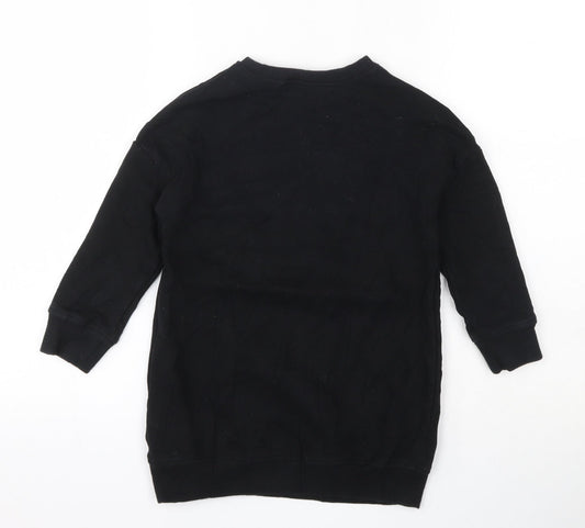 NEXT Girls Beige  Cotton Pullover Sweatshirt Size 5 Years