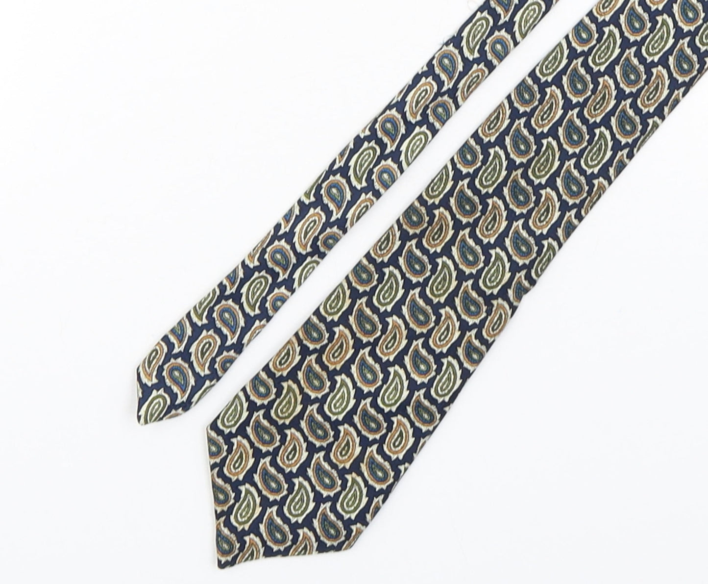 MC Mens Multicoloured Paisley Polyester Pointed Tie One Size