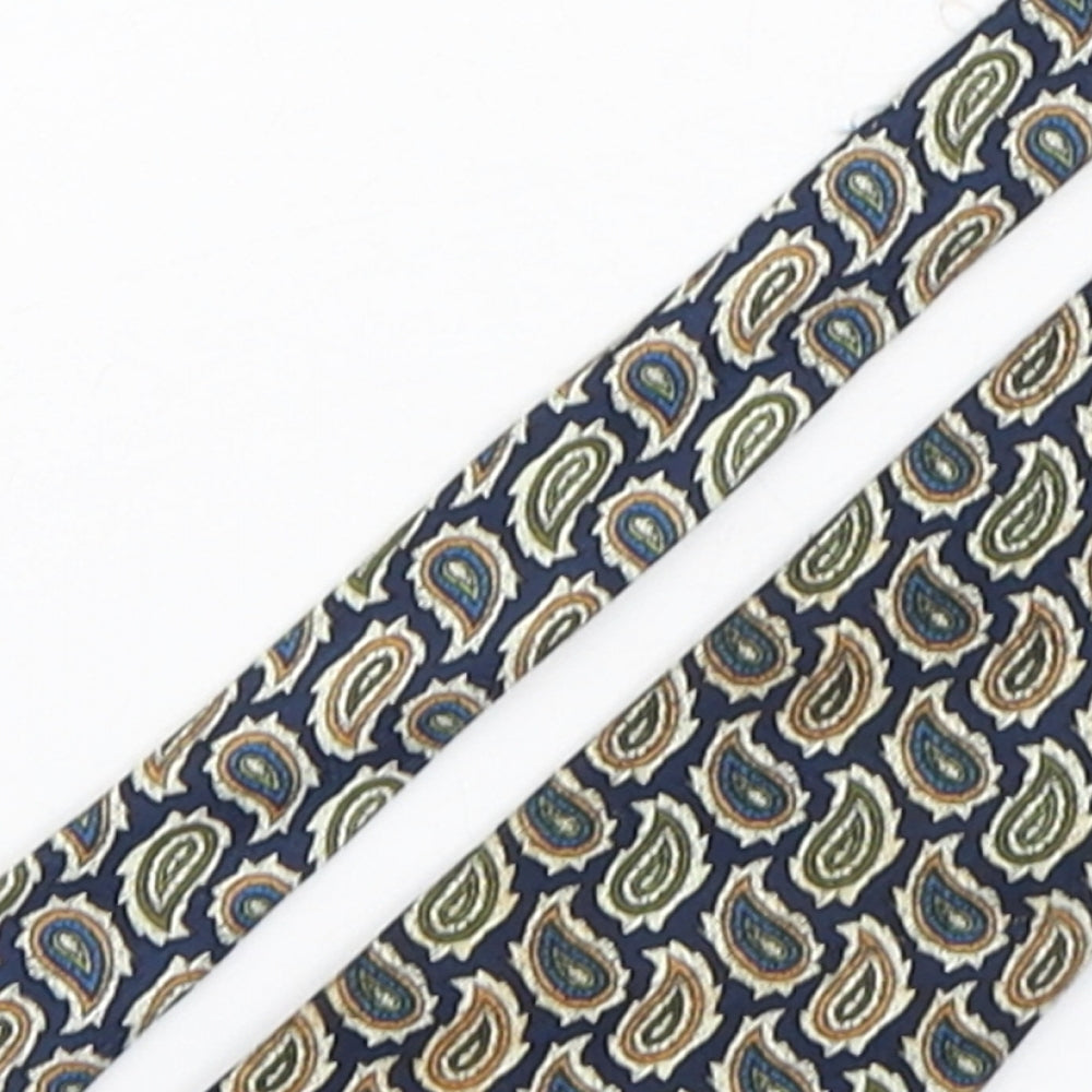MC Mens Multicoloured Paisley Polyester Pointed Tie One Size