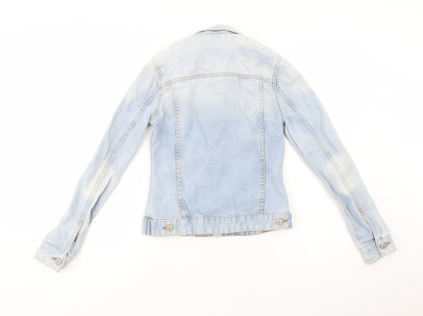 Denim Co. Womens Blue   Jacket  Size 4  Button