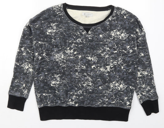 Element Womens Grey  Cotton Pullover Sweatshirt Size XS  Pullover