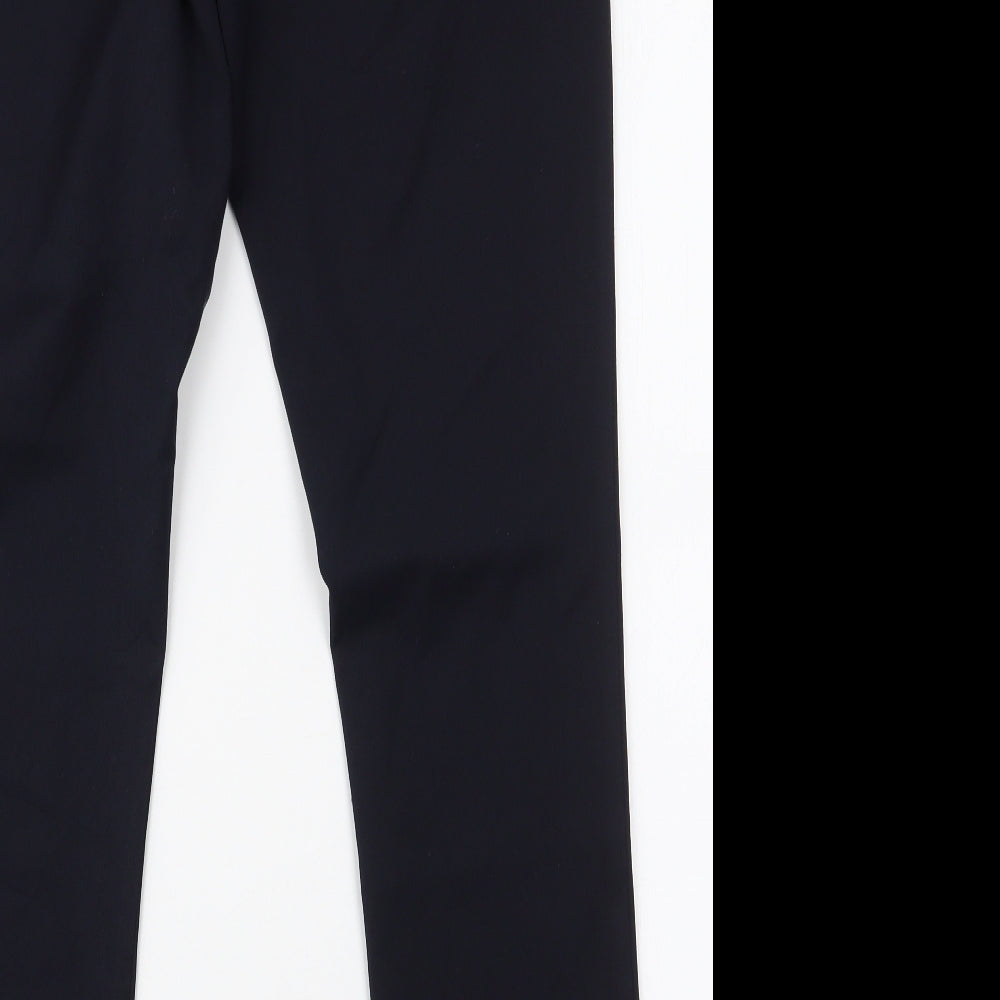Preworn Womens Blue  Polyester Trousers  Size 10 L29 in Slim