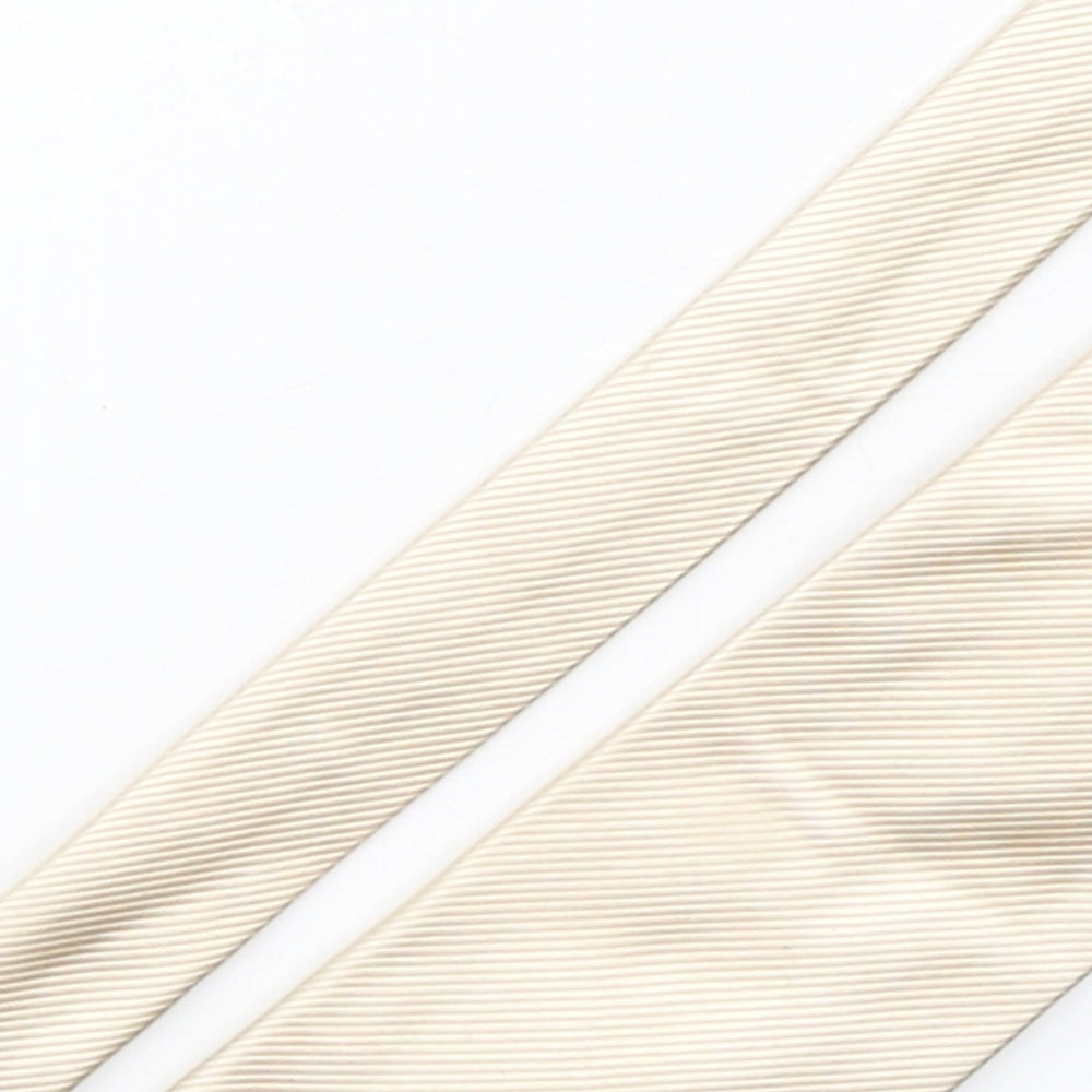 Bugatti Mens Gold  Silk Pointed Tie One Size