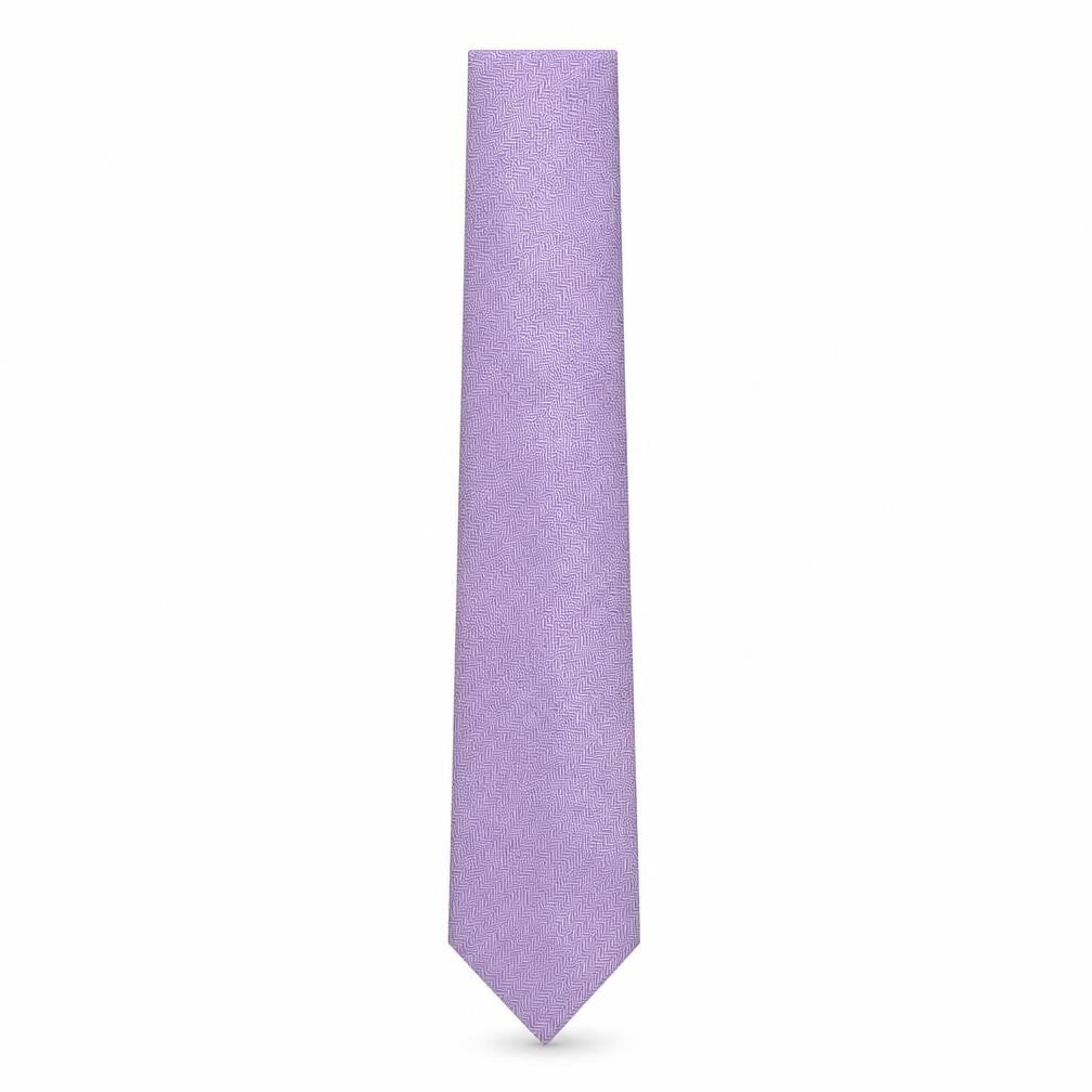 NEXT Mens Purple Geometric Silk Pointed Tie One Size