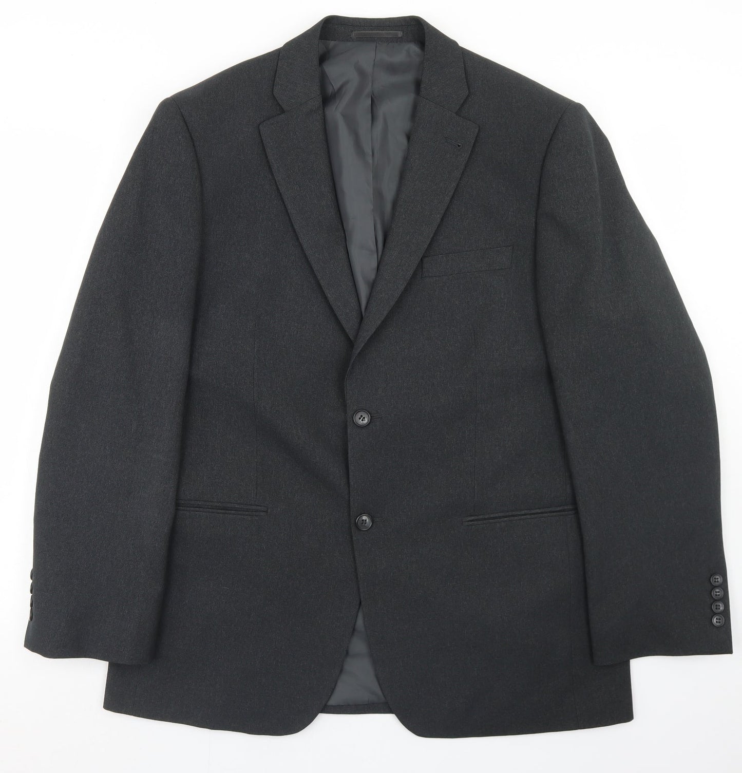 Greenwoods Mens Grey  Polyester Jacket Blazer Size 42