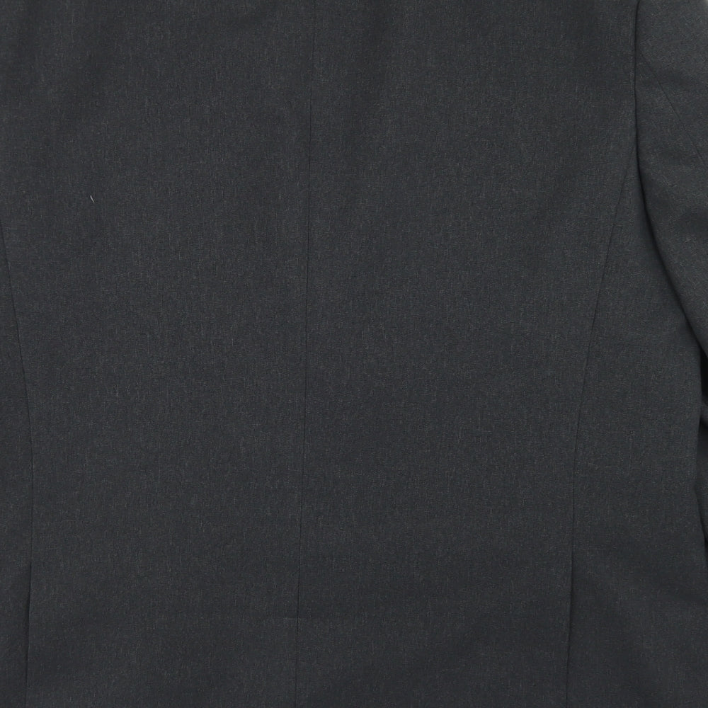 Greenwoods Mens Grey  Polyester Jacket Blazer Size 42