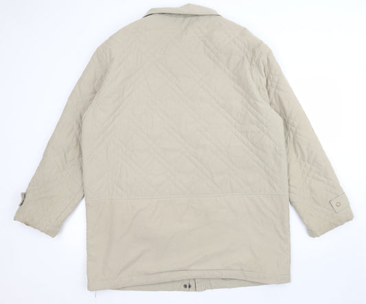 Gerry Weber Womens Green   Quilted Coat Size 12  Zip