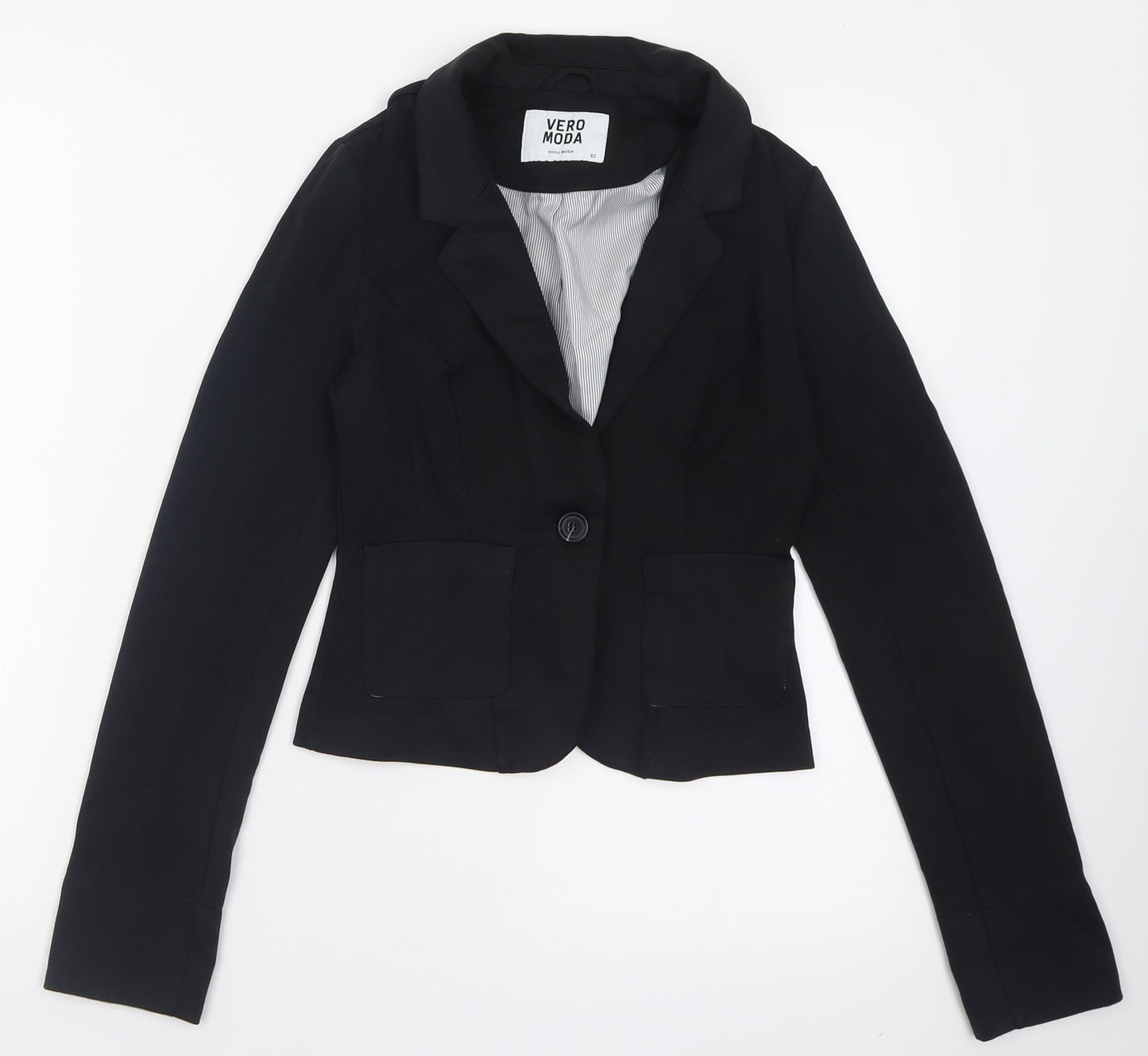 VERO MODA Womens Black   Jacket Blazer Size XS  Button