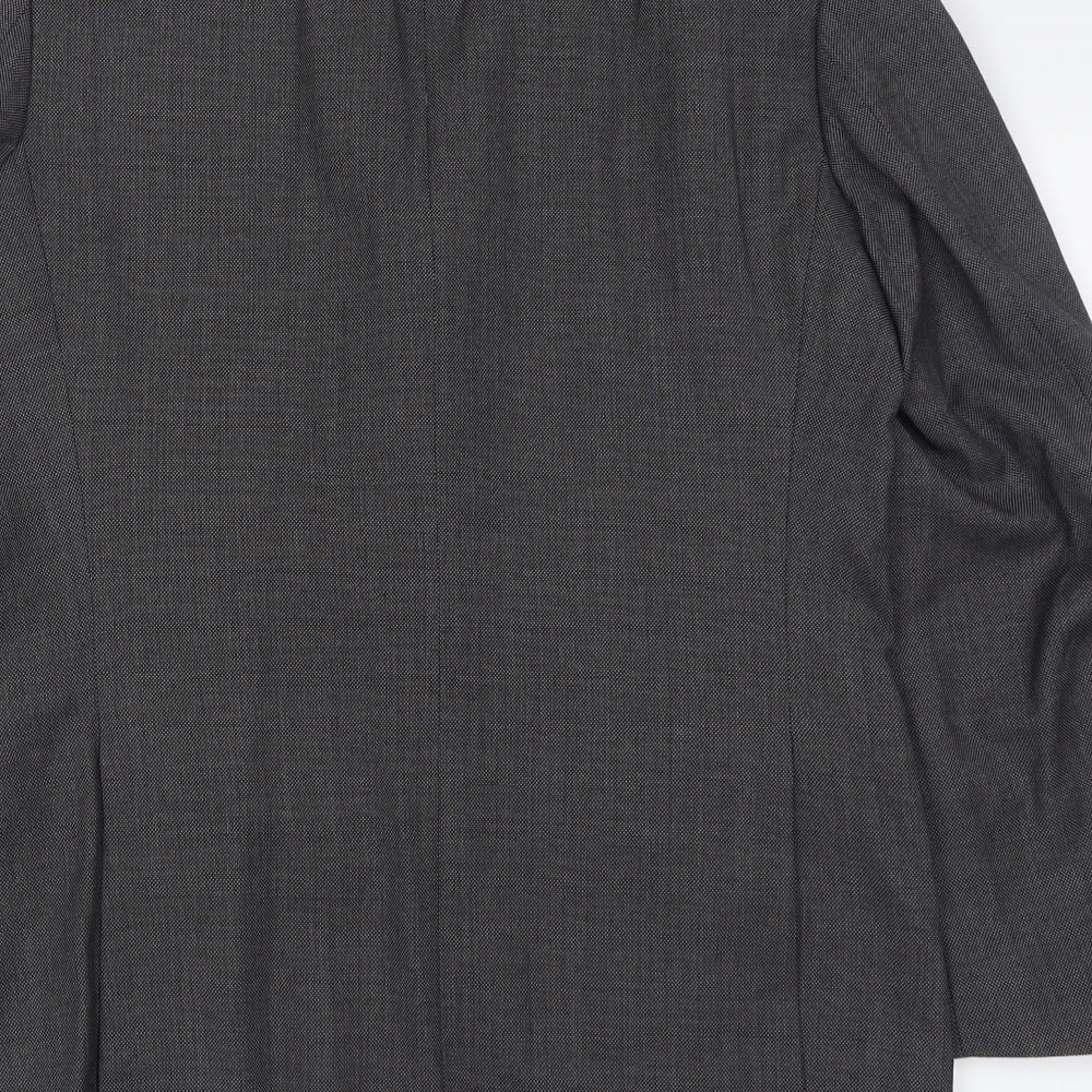 Roderick Charles  Mens Grey  Wool Jacket Suit Jacket Size 38