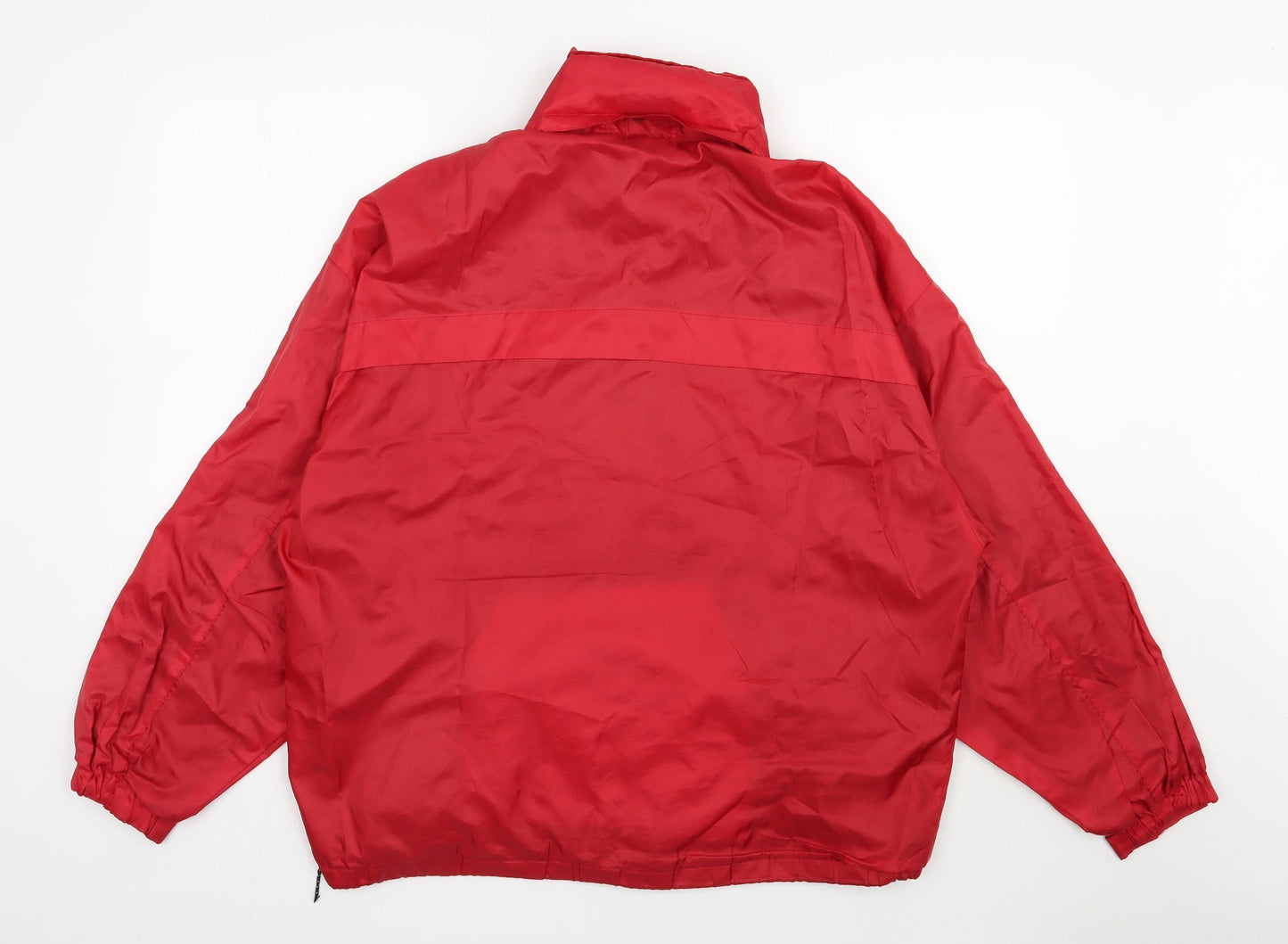 Dunnes Stores Mens Red   Anorak Jacket Size M  Zip