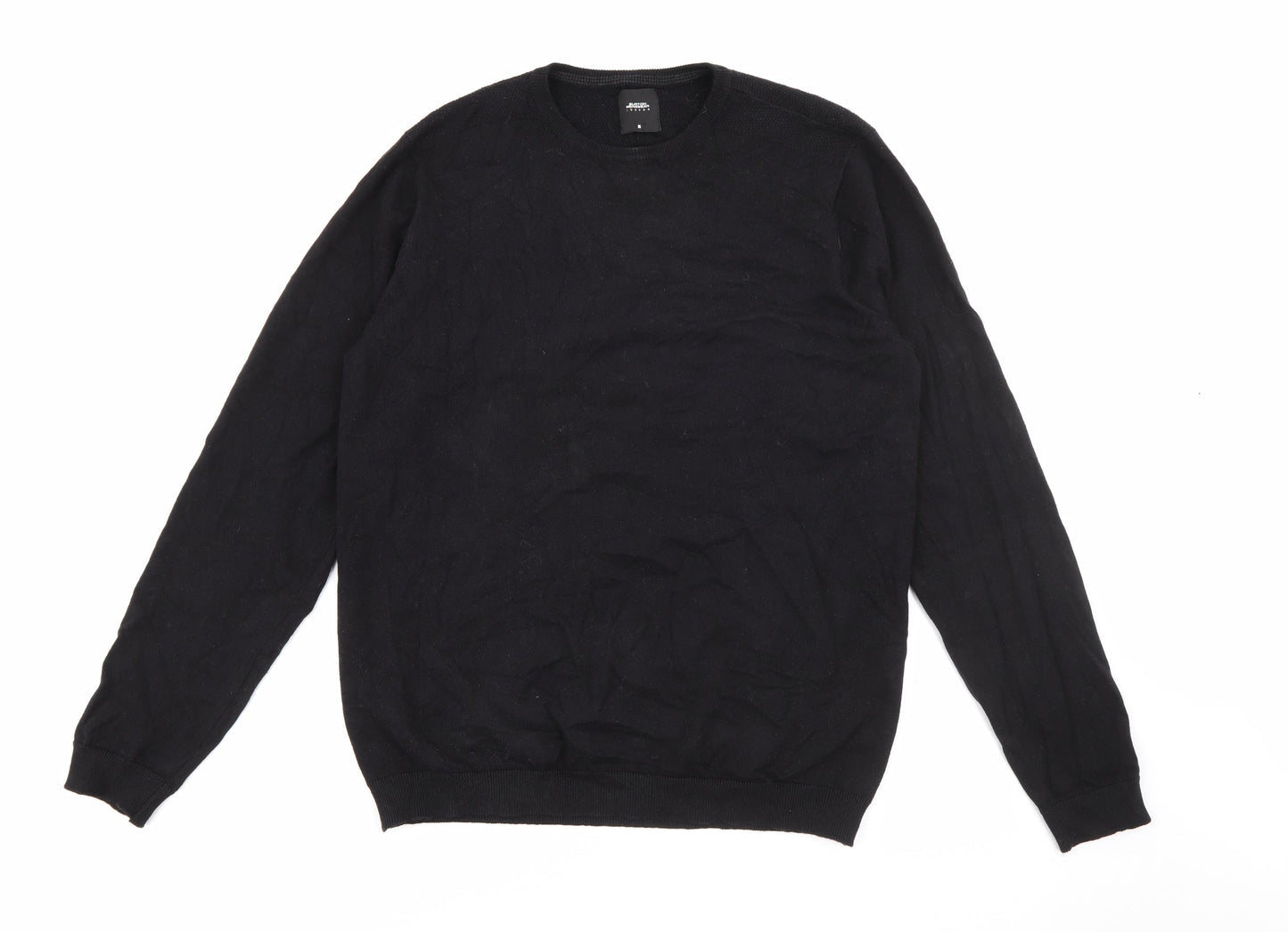 Burton Mens Black  Cotton Pullover Sweatshirt Size M
