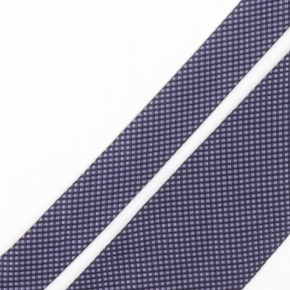 Debenhams Mens Multicoloured Plaids & Checks Polyester Pointed Tie One Size