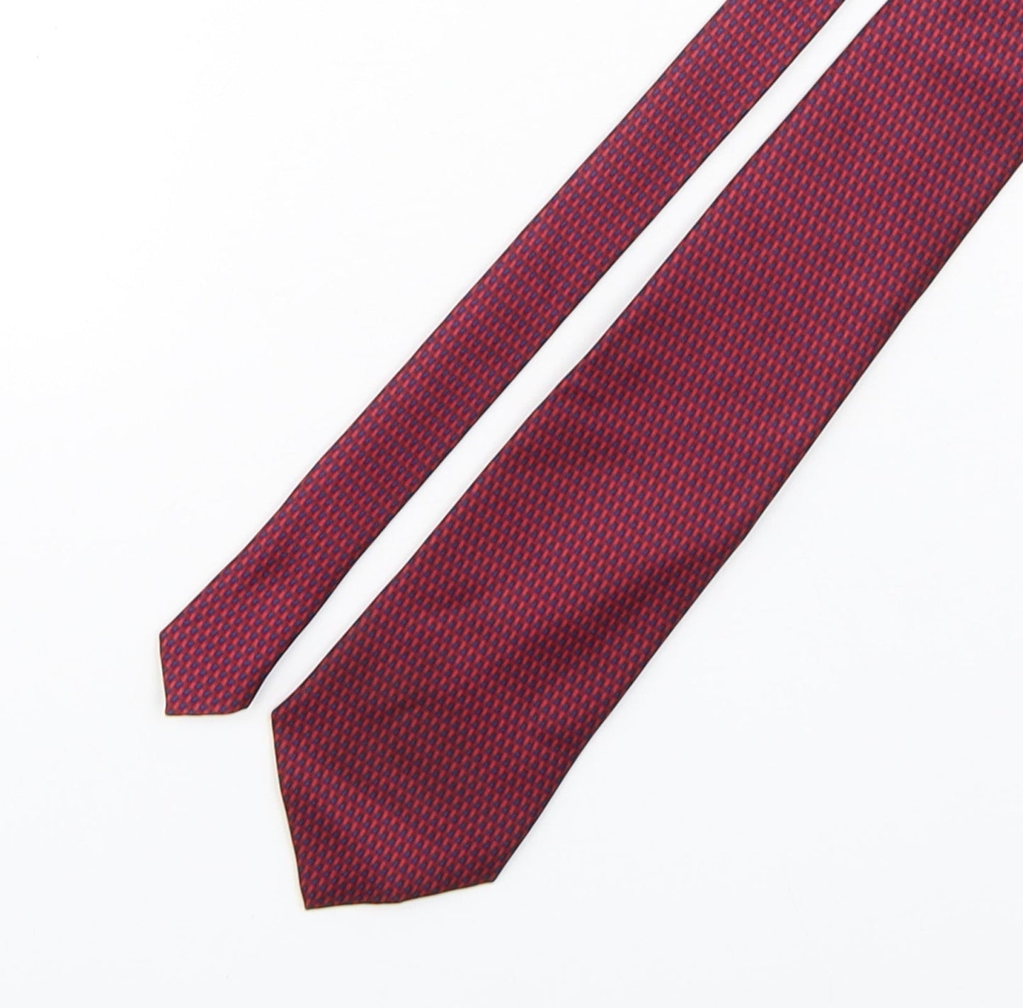 Debenhams Mens Multicoloured Plaids & Checks Silk Pointed Tie One Size