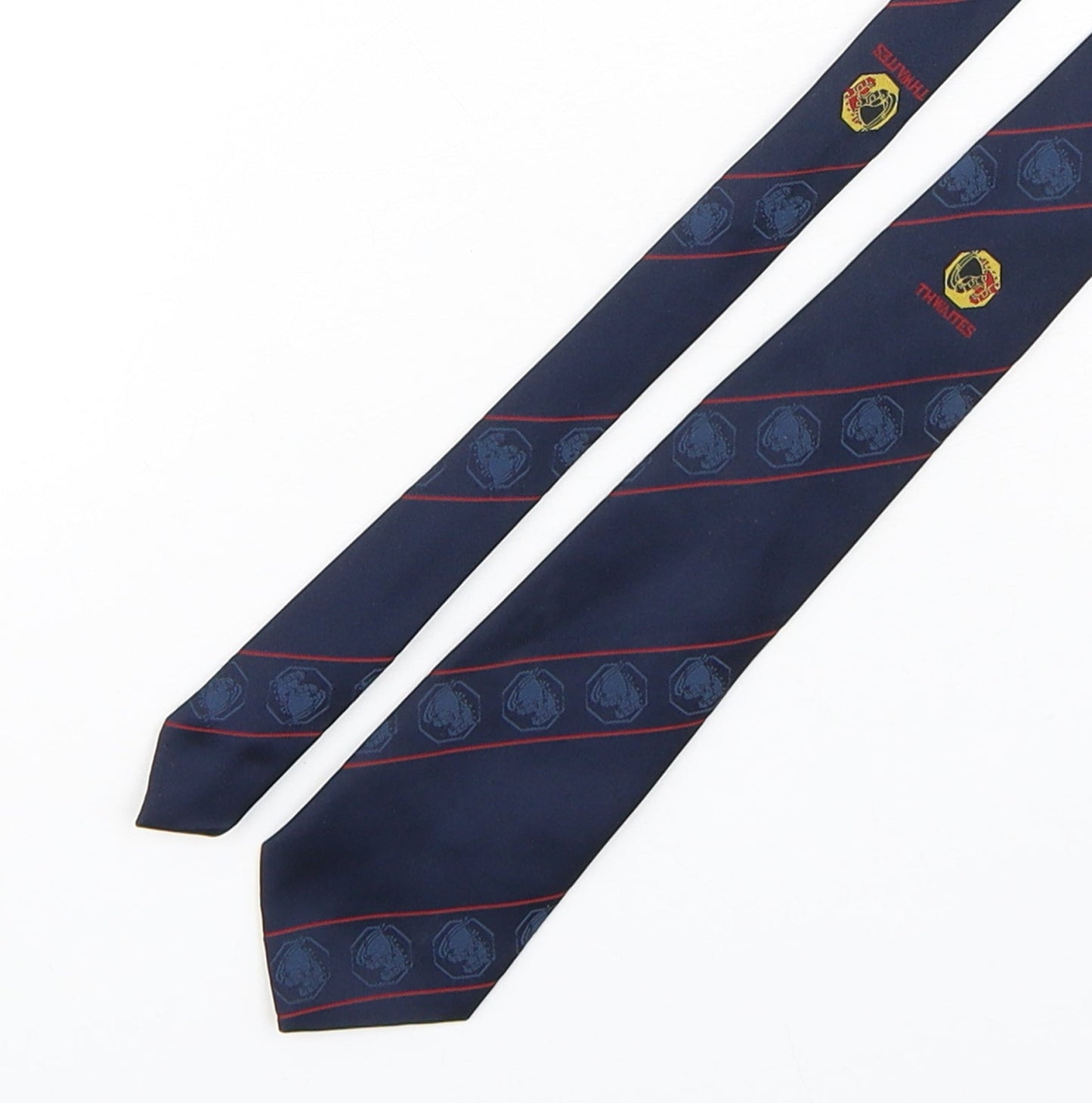 Concept Mens Multicoloured Striped Polyester Pointed Tie One Size