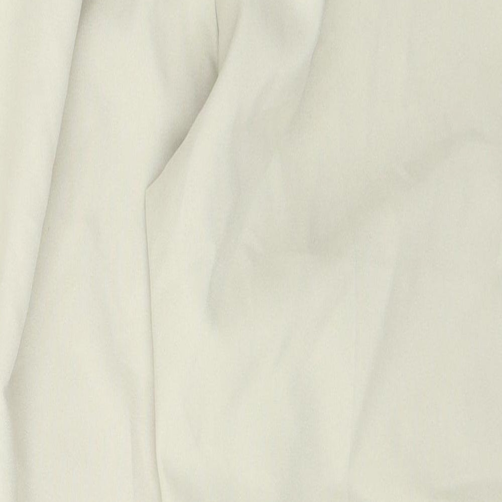 Preworn Womens Beige  Polyester Trousers  Size 18 L27 in Regular
