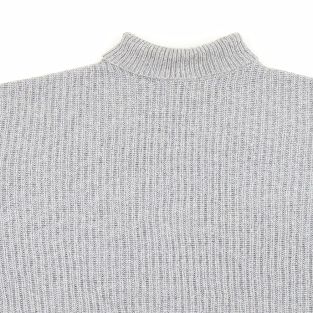 R Studio Womens Purple Roll Neck  Polyamide Pullover Jumper Size 14