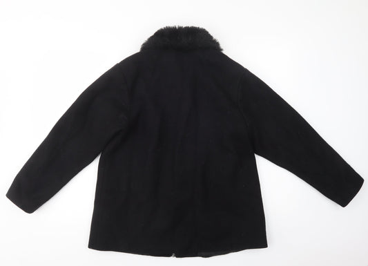 Tanya Womens Black   Jacket  Size S  Zip