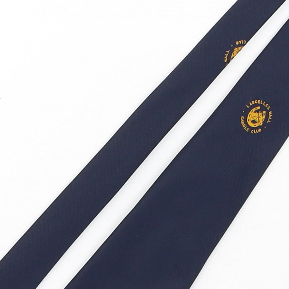Insignia Designs Mens Blue  Polyester Pointed Tie One Size