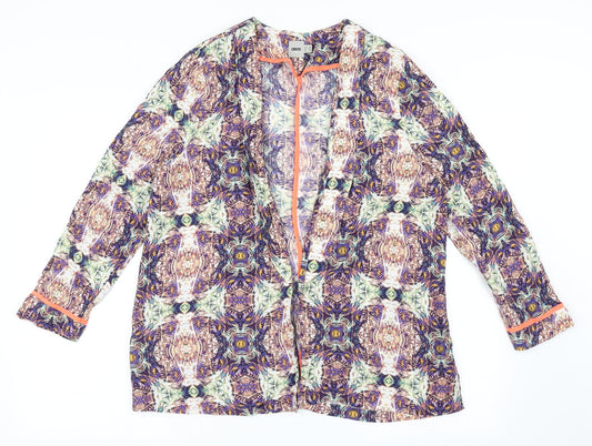 ASOS Womens Multicoloured Geometric  Jacket Blazer Size 10
