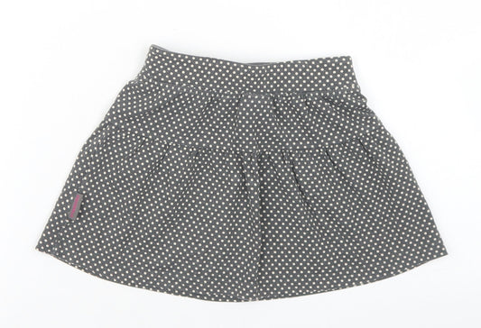 Coccodrillo Girls Grey Polka Dot Cotton Flare Skirt Size 3 Years  Regular