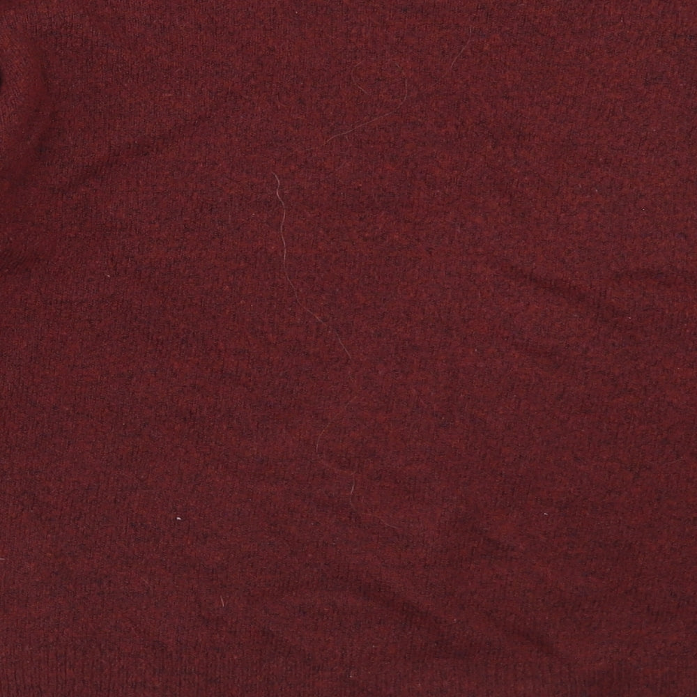H&M Womens Purple Crew Neck  Acrylic Pullover Jumper Size S