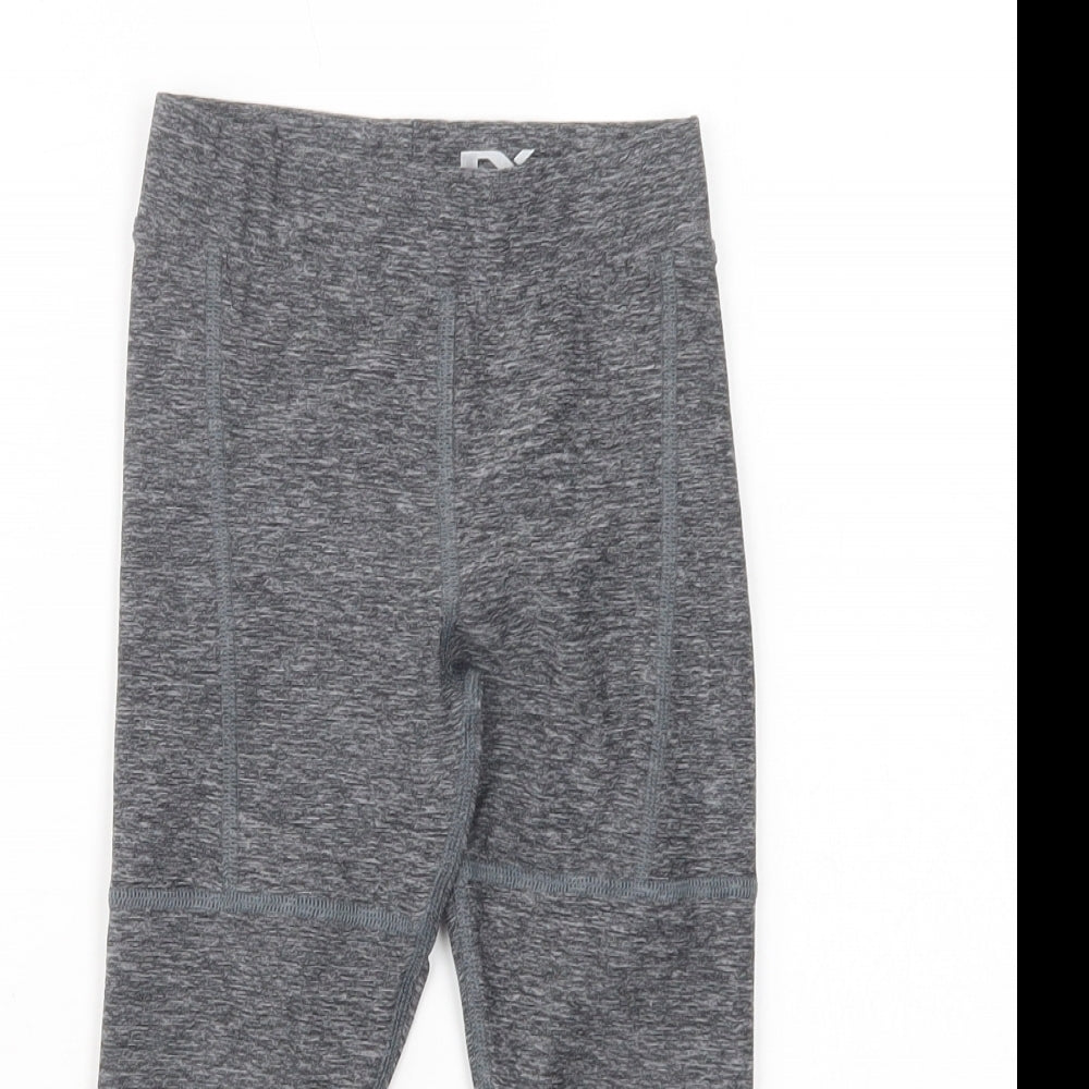 NEXT Girls Grey  Polyester Jogger Trousers Size 4 Years  Regular  - Leggings