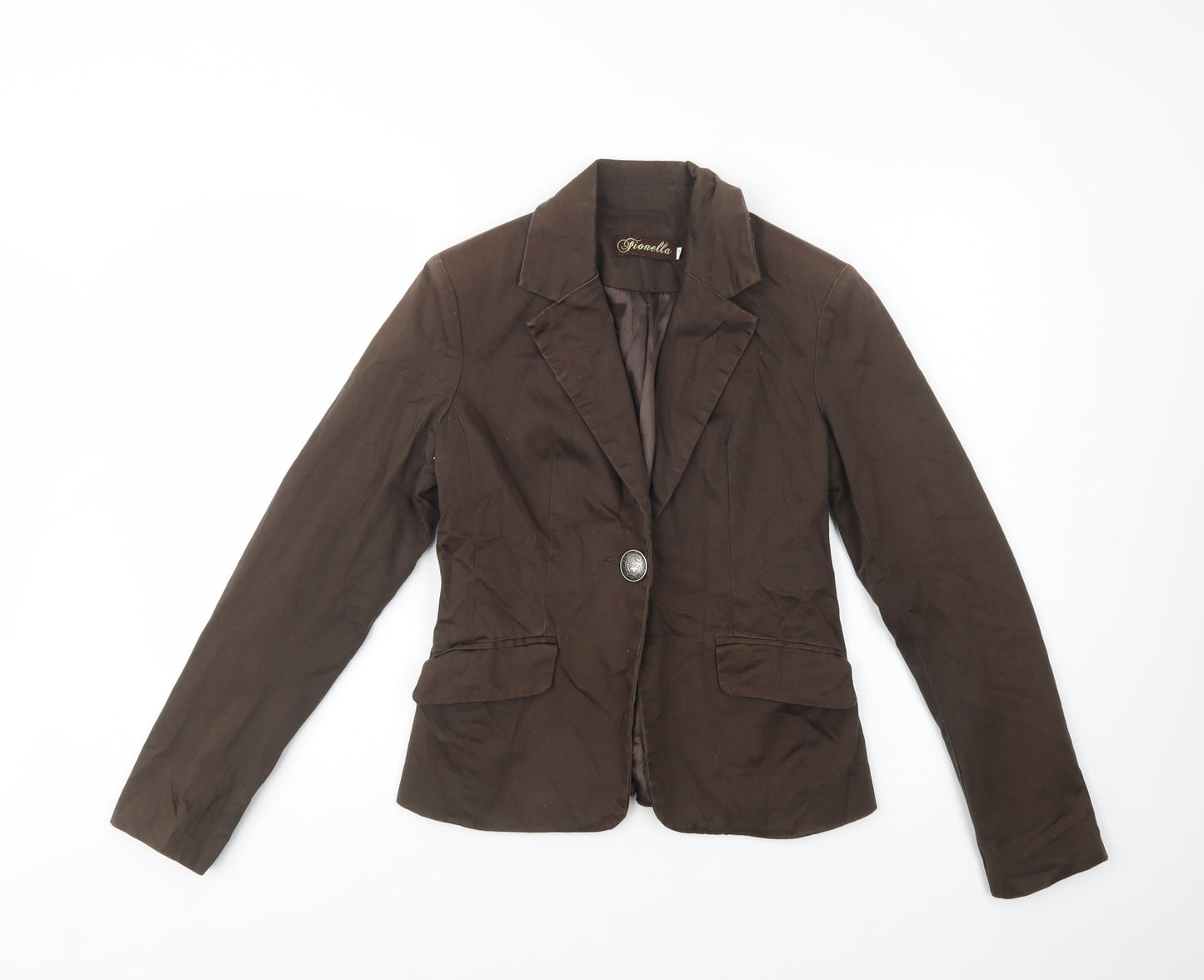 Fionella Womens Green   Jacket Blazer Size XS  Button