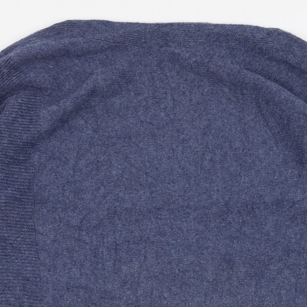 Dorothy Perkins Womens Blue Boat Neck  Polyester Pullover Jumper Size 8