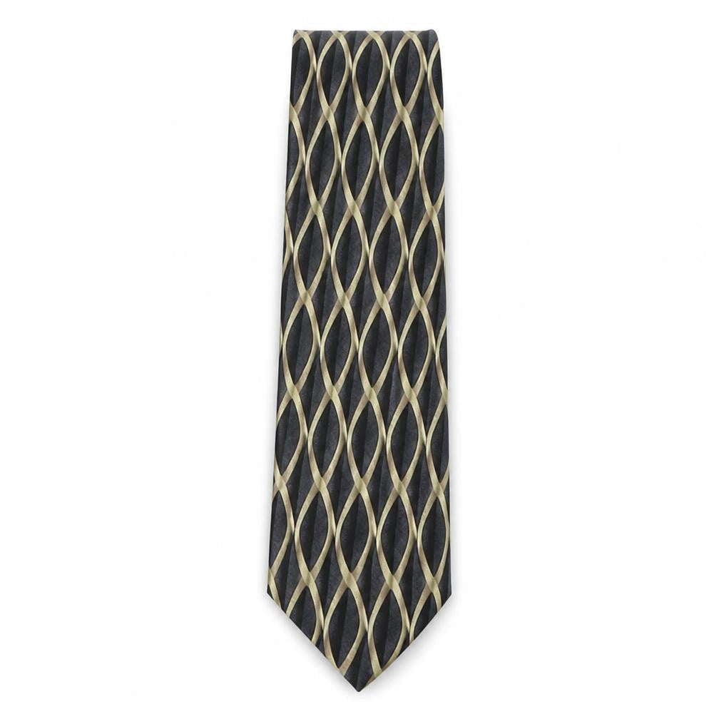 Marks and Spencer Mens Multicoloured Geometric Silk Pointed Tie One Size