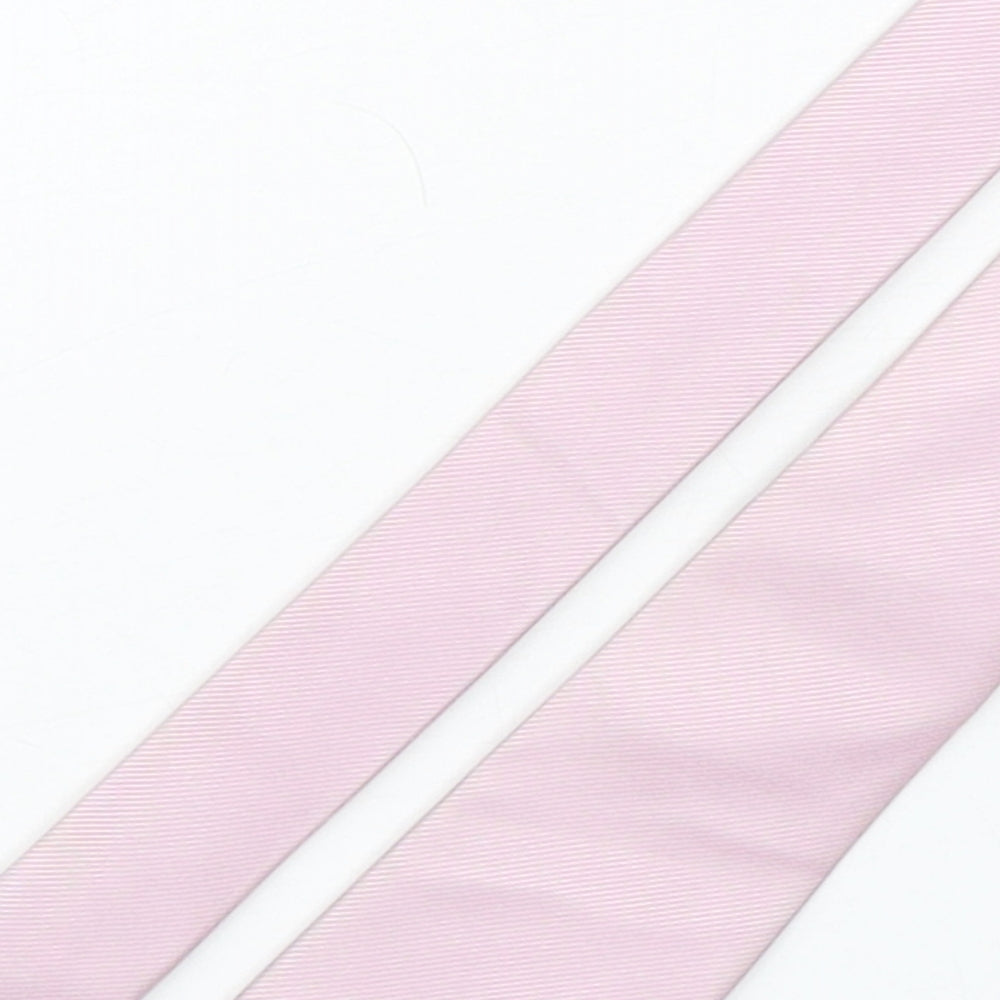 Blazer  Mens Pink Striped Silk Pointed Tie One Size