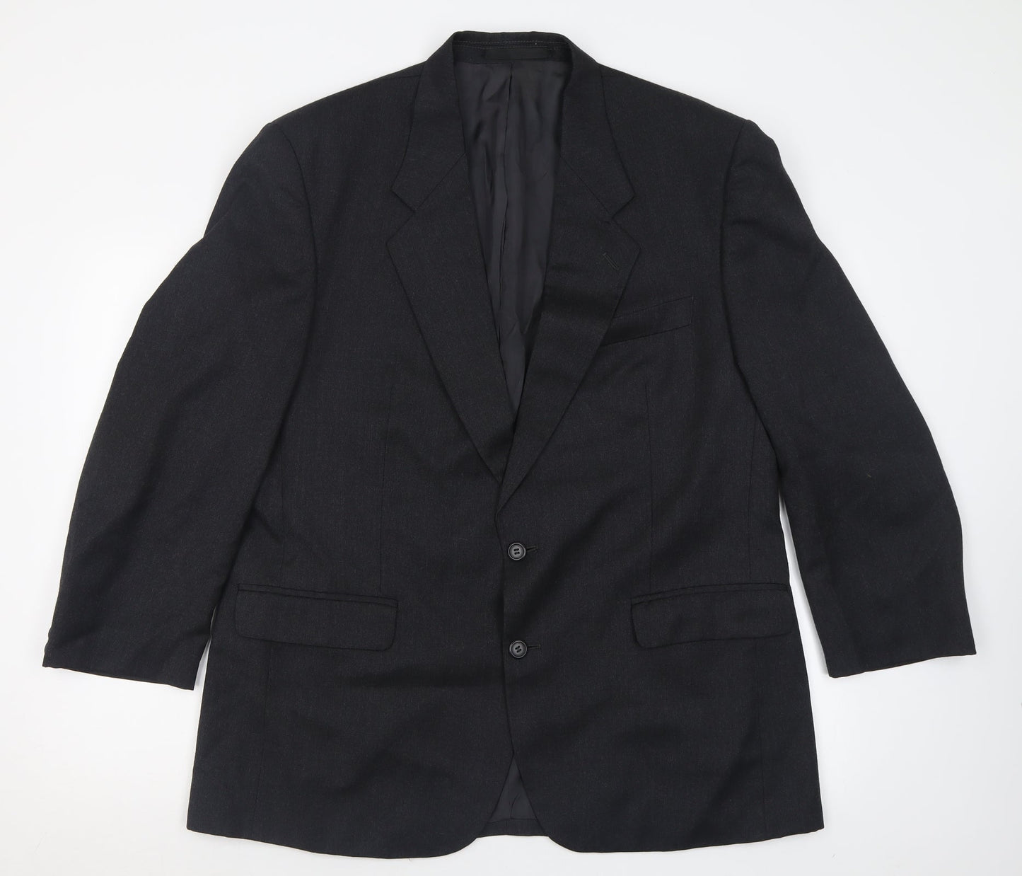Burton Mens Grey  Wool Jacket Suit Jacket Size 44