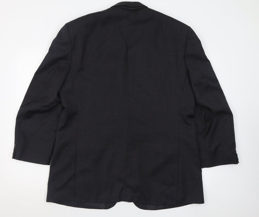 Burton Mens Grey  Wool Jacket Suit Jacket Size 44