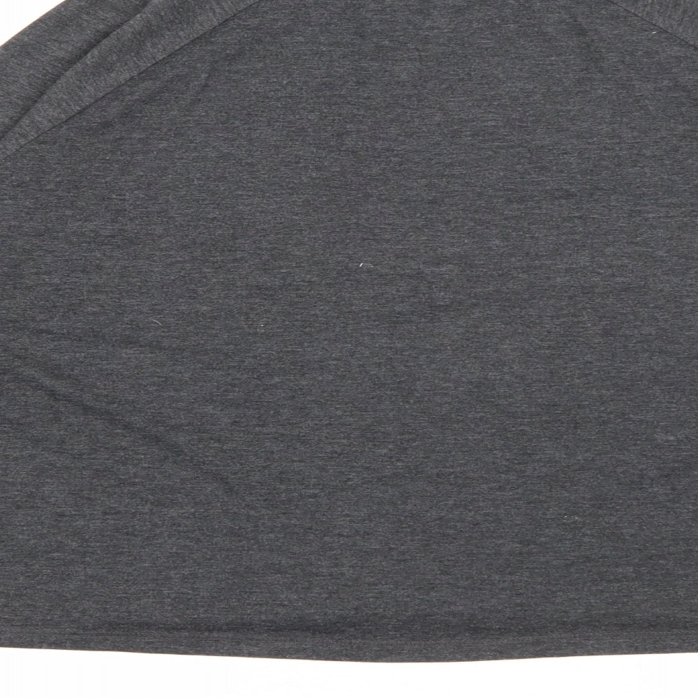 ASOS Womens Grey Crew Neck  Polyester Pullover Jumper Size 12