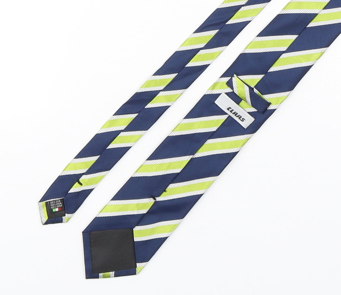 Class  Mens Multicoloured Striped Silk Pointed Tie One Size
