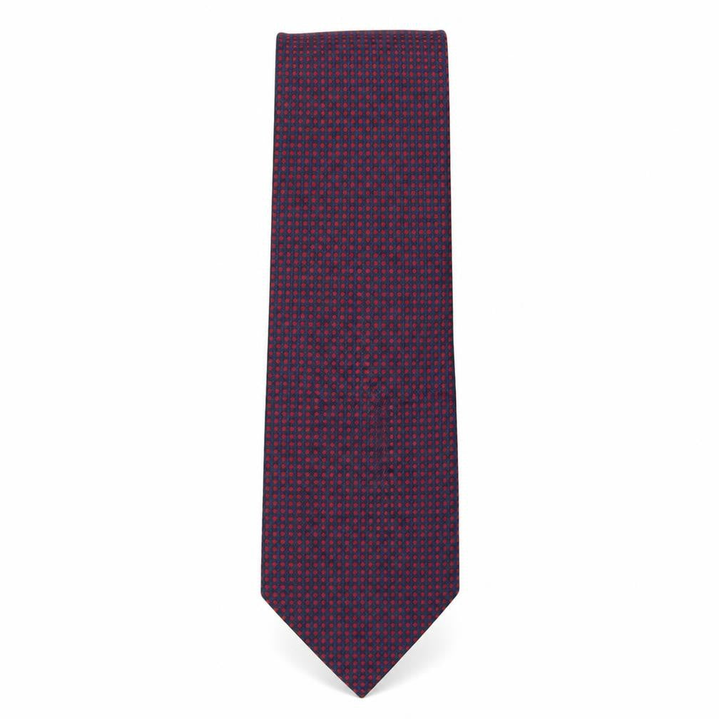 Michelsons Mens Multicoloured Plaids & Checks Silk Pointed Tie One Size