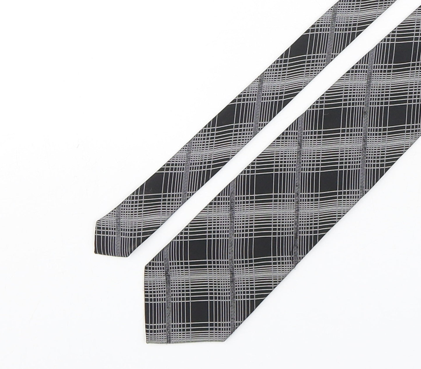 Debenhams Mens Multicoloured Plaids & Checks Polyester Pointed Tie One Size