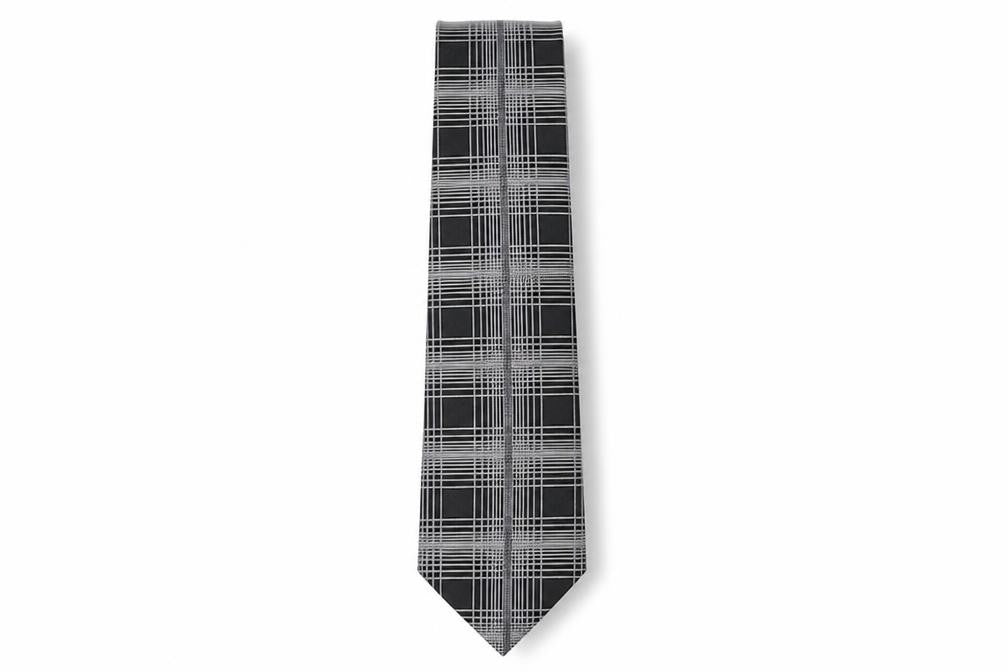 Debenhams Mens Multicoloured Plaids & Checks Polyester Pointed Tie One Size