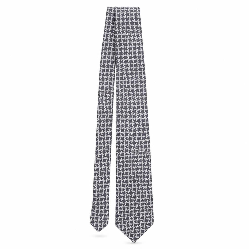 Marks and Spencer Mens Multicoloured Geometric Silk Pointed Tie One Size