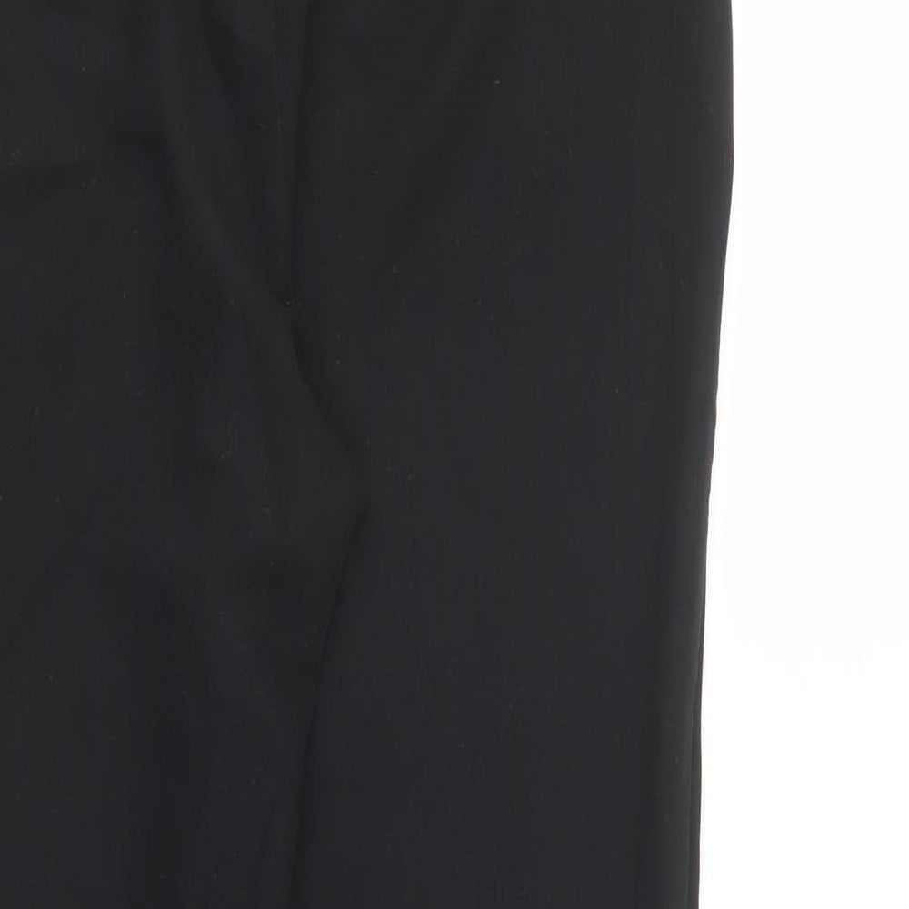 NEXT Womens Black  Polyester Dress Pants Trousers Size 8 L27 in Regular Button