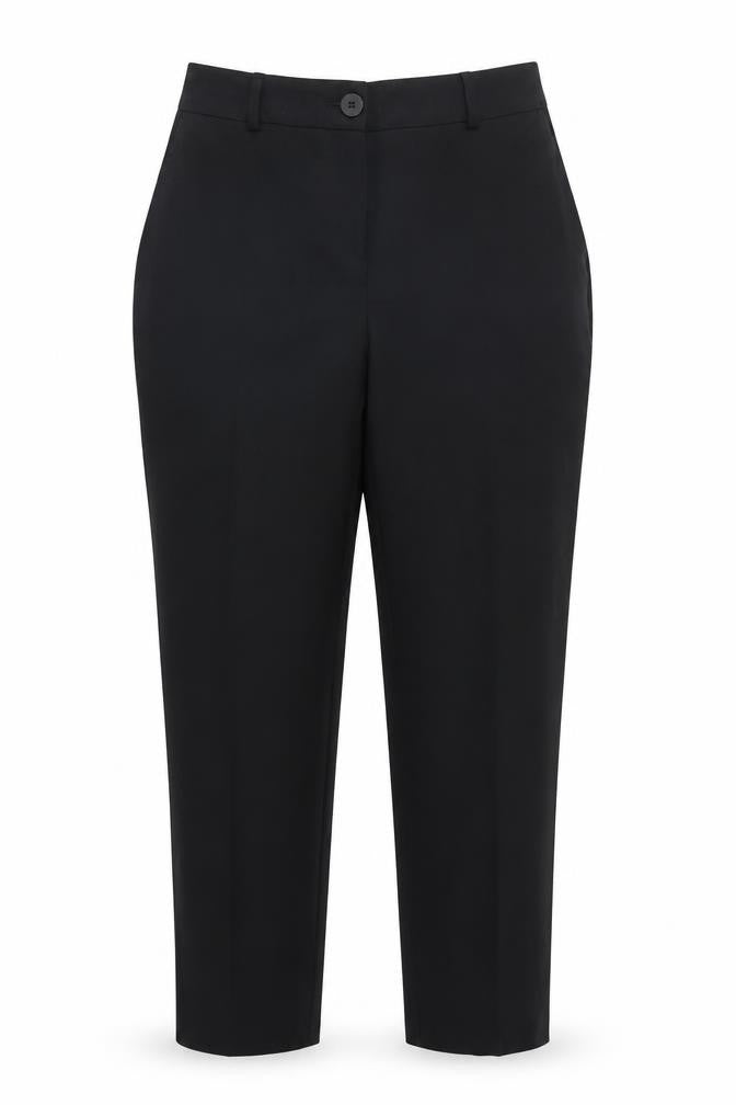 Dunnes Womens Black  Polyester Dress Pants Trousers Size 10 L29 in Regular Button