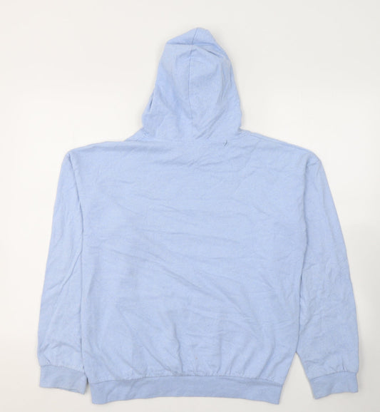 I SAW IT FIRST Womens Blue  Cotton Pullover Hoodie Size XS  Pullover