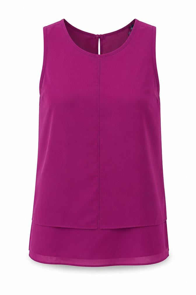 Gap Womens Purple  Polyester Basic Tank Size M Scoop Neck