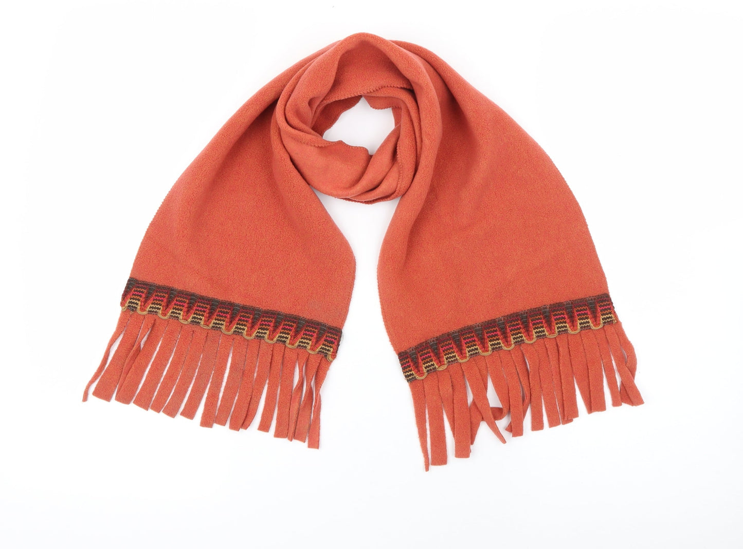 Zepla Unisex Orange  Acrylic  Scarf