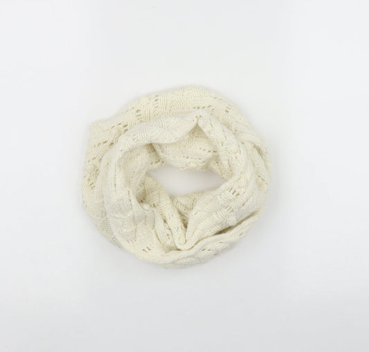 Gap Womens Ivory  Acrylic  Scarf    - Cable knit
