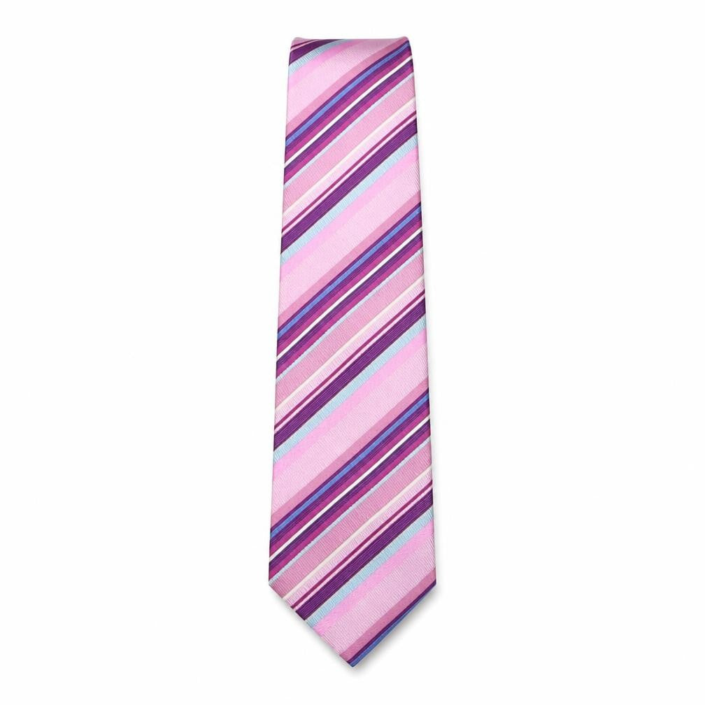 NEXT Mens Multicoloured Striped Silk Pointed Tie One Size