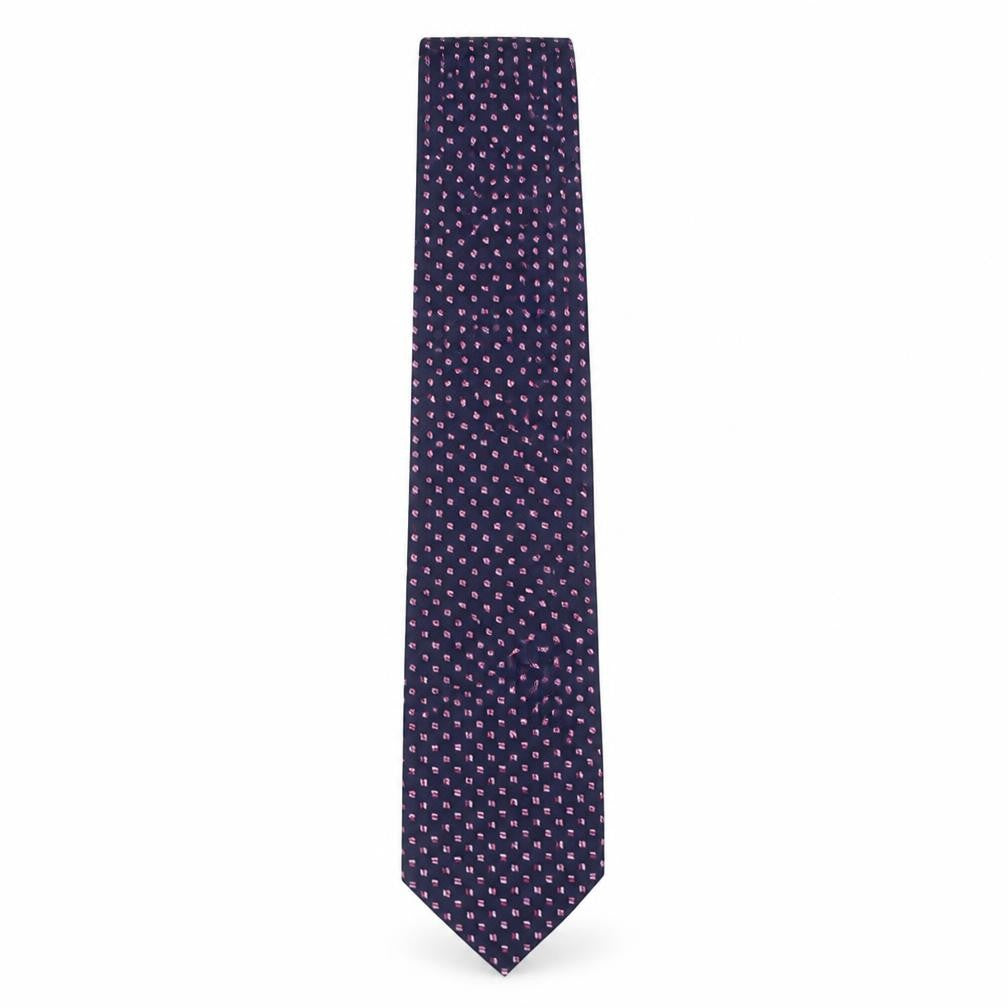 Marks and Spencer Mens Multicoloured Geometric Polyester Pointed Tie One Size
