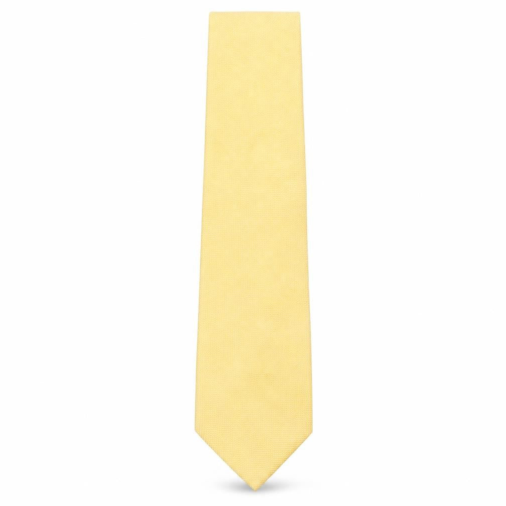 Ventura  Mens Gold Grenadine Silk Pointed Tie One Size